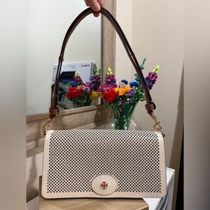 NWOT Tory Burch Perforated Crossbody/Shoulder Bag